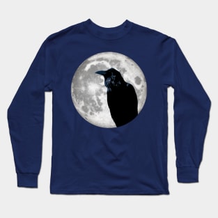 Raven in the moon Long Sleeve T-Shirt